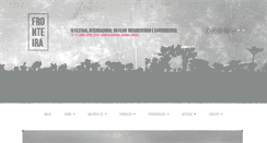 Desktop Screenshot of fronteirafestival.com